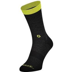 Scott Trail Crew Socks Unisex - Dark Gey/Sulphur Yellow