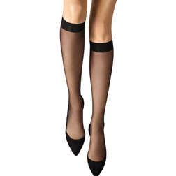 Wolford Individual 10 Den Knee Highs - Black