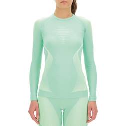 UYN Evolutyon UW Long Sleeve Base Layer Women - Light Green/White