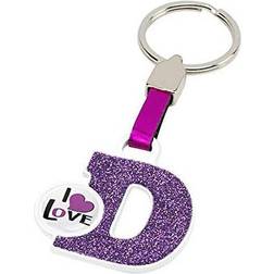 BigBuy Letter D Keychain