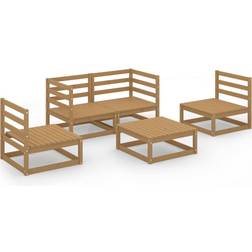 vidaXL 3075387 Loungeset, 1 Bord inkl. 4 Soffor