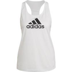 Adidas Aeroready Designed 2 Move Logo Sport Tank Top Women - White/Black