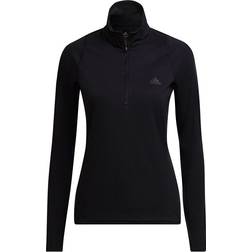 adidas Run Fast Half-Zip Long Sleeve Sweatshirt Women - Black