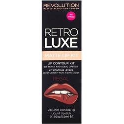 Revolution Beauty Retro Luxe Kit Matte Regal Lipstick and lip liner