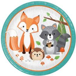 Creative Converting Haza Witbaard Wild Ones Plates 22cm 8kpl