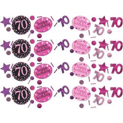 Amscan Konfetti 70 Sparkling pink