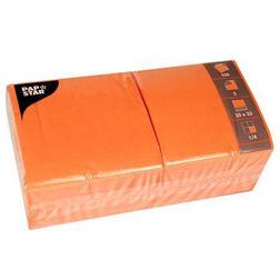 Papstar Serviet 3-lags 33x33cm orange