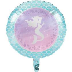 Creative Converting Havfrue folieballon 45,7 cm. Mermaid Shine