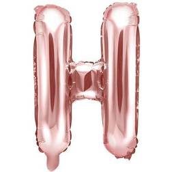 PartyDeco Kirjainfoliopallo Ruusukulta 35 cm-H