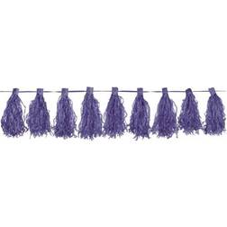 Amscan Purple Tassel Garlands 3m