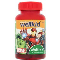 Vitabiotics Wellkid Marvel Multi Vitamins Gummies Strawberry 50Pack