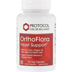 Protocol For Life Balance OrthoFlora Yeast Support 90 Vegetable Capsule(s)