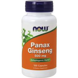 Now Foods Panax Ginseng, 500mg, 100 caps