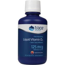 Trace Minerals Research Liquid Vitamin D3, Tropical Cherry 473 ml