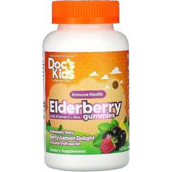 Doctor's Best Elderberry Berry Lemon Delight Gummies 60 pcs