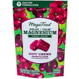 MegaFood MegaFood Relax plus Calm Magnesium Grape 30 Soft Chews