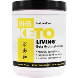 Nature's Plus KetoLiving BHB Drink Mix Berry Lemonade 7.4 oz