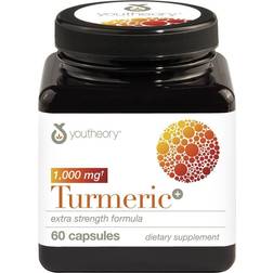 Youtheory Turmeric Extra Strength Formula 1000 mg 60 Capsules