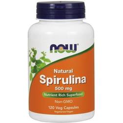 Now Foods Spirulina Natural, 500mg 120 vcaps