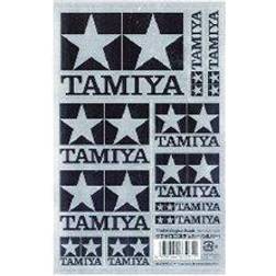 Tamiya Logo Stickers Silver