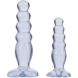 Doc Johnson Crystal Jellies Anal Kit Clear
