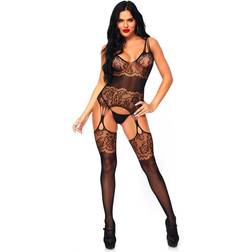 Leg Avenue Bodystocking schulterfrei ouvert-Copy