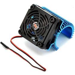 Hobbywing Motor-køleelement med ventilator Passer til Modellbau-Motor: 540er elektromotor Blå (metallic)