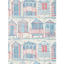 Sanderson Beach Huts Wallpaper