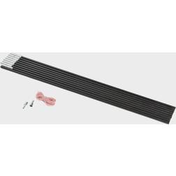HI-GEAR HI-GEAR Fibreglass Pole Kit 9 Section 11mm, Black