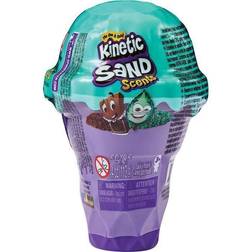 Spin Master Kinetic Sand Ice Cream Cone Containerwith 2 Colors, Flerfarvet, 3 År, Dreng/Pige