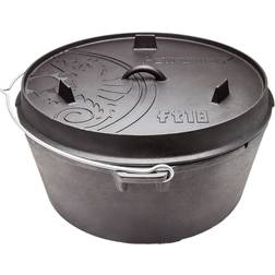 Petromax Dutch Oven FT18 With A Plane Bottom Surface Black OneSize
