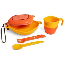 UCO 6 Pce Mess Kit Sunrise Orange/yellow