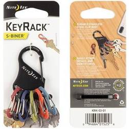 Nite Ize Key carabiner KLKP-01-R3 Black, Turquoise, Orange, Grey, Green 1 pc(s)