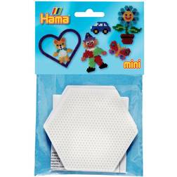 Hama Beads Mini, stiftpladesæt, 2 x sekskant