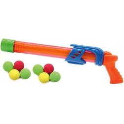 Jamara 460312 Orange 460312-Mc Fizz Fizzy 2 in 1 Pistol with Soft, Squirting Water, Shooting Balls