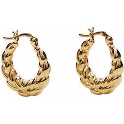 Pico Everly Hoops Goldplated (L01025-FG)