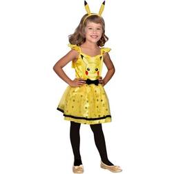 Amscan dress up Pickachu piger polyester gul str. 10-12 Gul 3-4 years