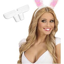 Widmann Bunny Teeth Fancy Dress Accessory Rabbit White Veneers Playboy Joke Animals teeth bunny rabbit white accessory veneers playboy fancy dress joke