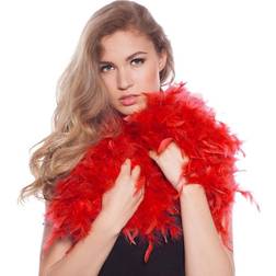 Folat Feather Boa Red