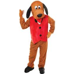 Forum Official AC269 Mens Dog With Waistcoat (Big Head) Standard Adult Costumes
