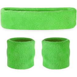 Wicked Costumes 80s Sweatband Kit Neon Green