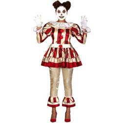 Fiestas Guirca Killer clown Stribet medium