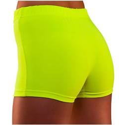 Wicked Costumes 80-tals Hotpants Neongula Medium/Large