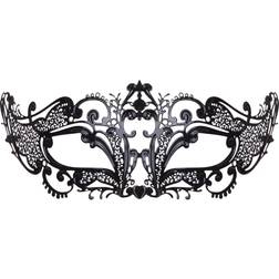 Bristol Novelty Filigree Slimline Metal Cat Mask