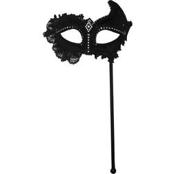 Bristol Novelty Adults Lace Mask On Stick