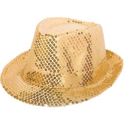 Folat Trilby Hat Gold Sequins