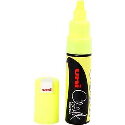 Chalk Pen, line 8 mm, neon yellow, 1 pc