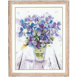 Knittingroom Broderikit Tavla Violer