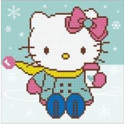 Diamond Painting Hello Kitty i sneen