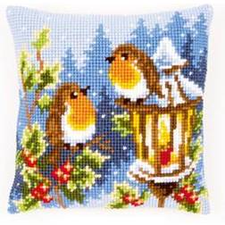Vervaco Vervaco Cross Stitch Cushion Robins at The Lantern